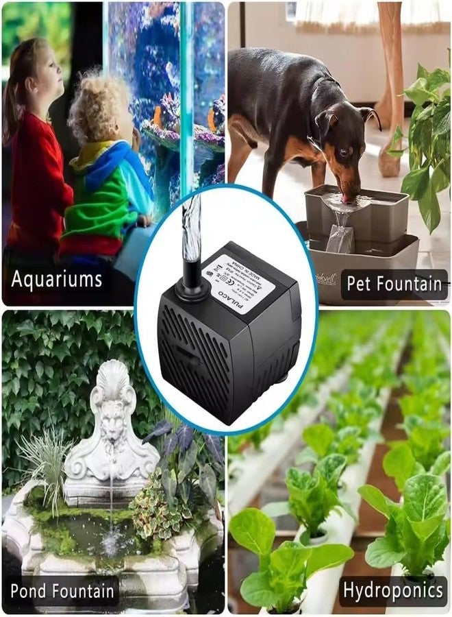EatingBiting Aquarium Silent Submersible Pump 3W 110V Portable 1.5 INCH Mini Water Pump Silent Circulating Filter Water Pumping Fish Tank - Image 5