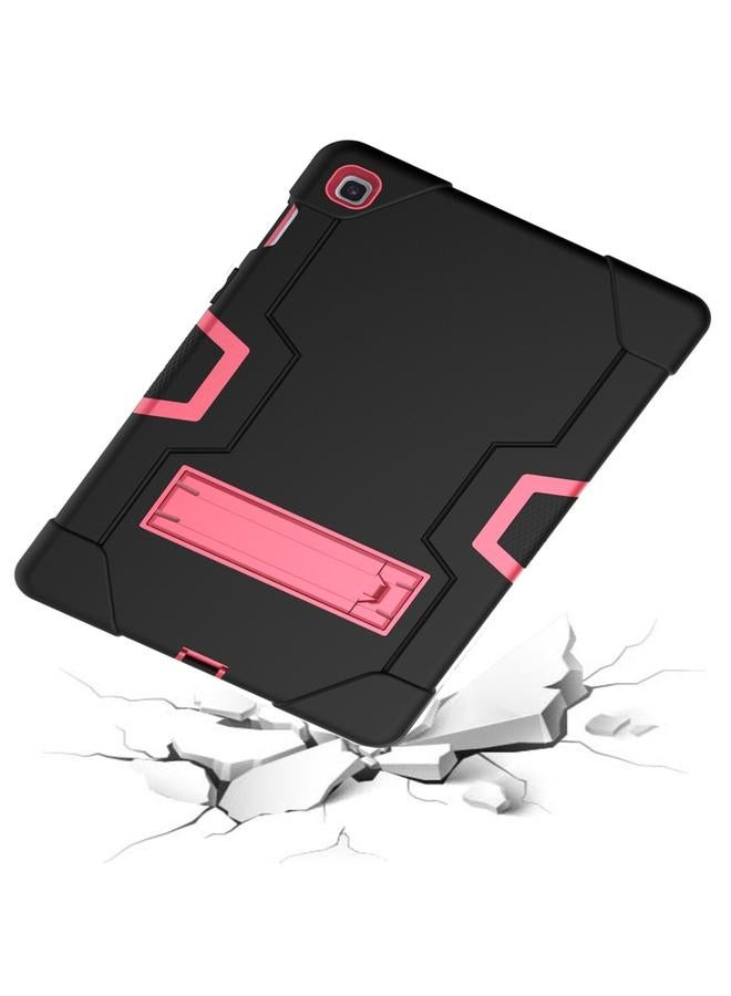 زبون جراب لجهاز Galaxy Tab S5e T720 بلون متباين مصنوع من السيليكون والكمبيوتر الشخصي مع حامل - Image 4