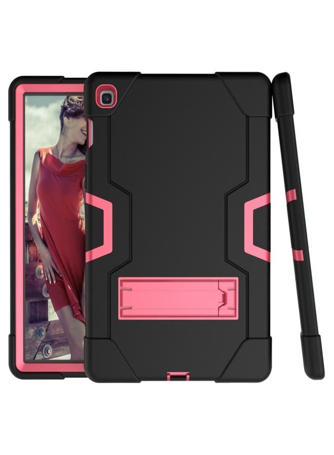 زبون جراب لجهاز Galaxy Tab S5e T720 بلون متباين مصنوع من السيليكون والكمبيوتر الشخصي مع حامل - Image 3