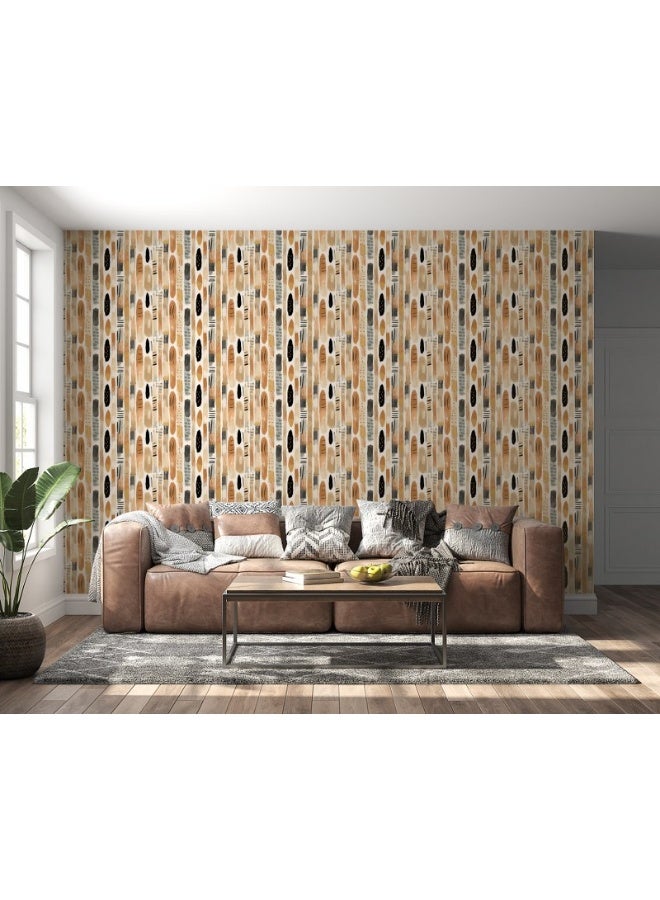 Home Gallery Seamless Gingham Checks Pattern Fabric Wallpaper Covers An Area ​​Up To 4.2Mx3M With Adhesive  And Smoothing Tool - Image 4