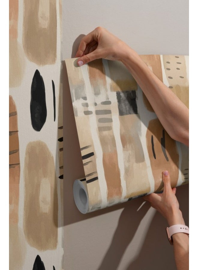 Home Gallery Seamless Gingham Checks Pattern Fabric Wallpaper Covers An Area ​​Up To 4.2Mx3M With Adhesive  And Smoothing Tool - Image 3