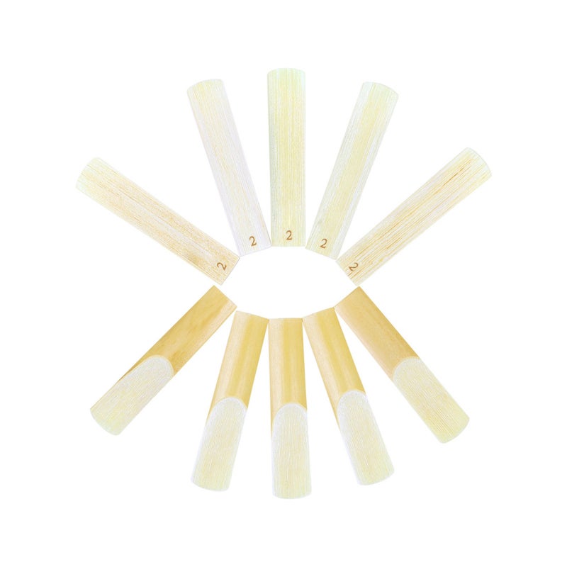 Tenor Saxophone Reeds Size 2 Premium Cane Construction Strong Elasticity Saxophone Reeds - Precision-Ground Cut For Smooth Playability Tenor Sax Reeds for Beginners And Seasoned Musicians - Image 3