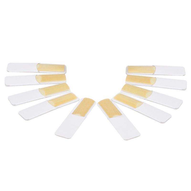 Tenor Saxophone Reeds Size 2 Premium Cane Construction Strong Elasticity Saxophone Reeds - Precision-Ground Cut For Smooth Playability Tenor Sax Reeds for Beginners And Seasoned Musicians - Image 4