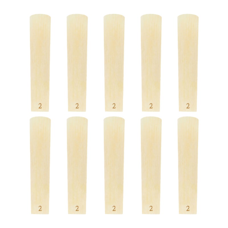 Tenor Saxophone Reeds Size 2 Premium Cane Construction Strong Elasticity Saxophone Reeds - Precision-Ground Cut For Smooth Playability Tenor Sax Reeds for Beginners And Seasoned Musicians - Image 1