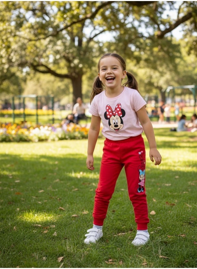 Disney Minnie Mouse sweatpants for girlsby kids TV100%cotton - Image 2