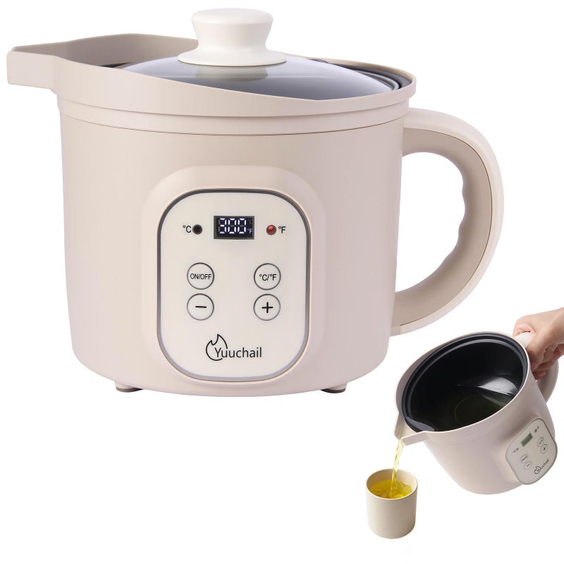 Yuuchail 16QTs Electric Wax Melter with Digital Display Precise Temp Control 90300F 3Hour Auto ShutOff NonStick Coating Wax Melting Pot for DIY Candle Making Soap Making Wax Crafts - Image 2