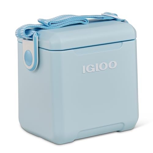 Igloo Powder Blue 11 Qt Tag-Along Too Strapped Picnic Style Cooler - Image 1