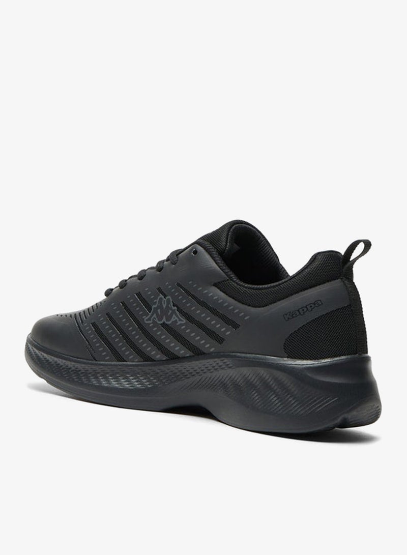 Kappa Men's Textured Sports Shoes with Lace-Up Closure - Image 3