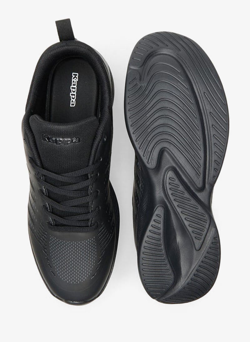 Kappa Men's Textured Sports Shoes with Lace-Up Closure - Image 4