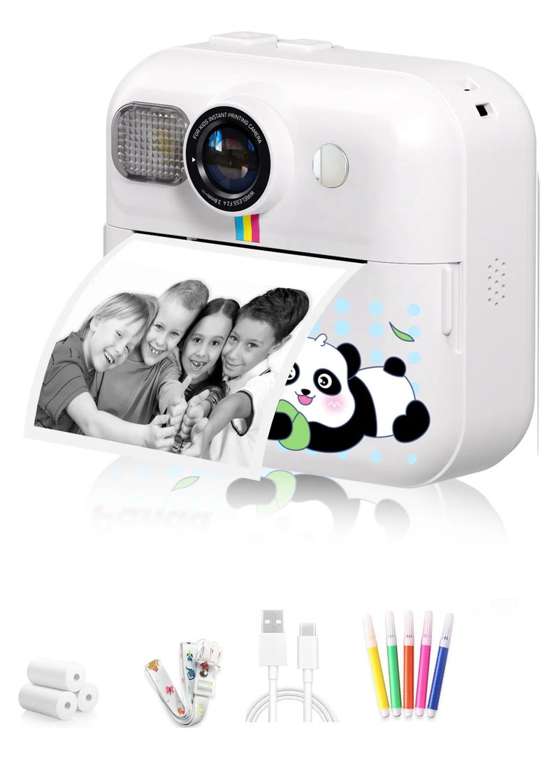 MOCOM CP02 Kids Instant Print Camera with 2.4" Screen, 1500mAh Battery, Expandable Storage up to 32GB, Thermal Printing, Digital Camera for Kids Ages 3-14, Birthday Gifts for Girls and Boys, HD Photography & Video Recorder, Toddler Camera Toy  - Image 1