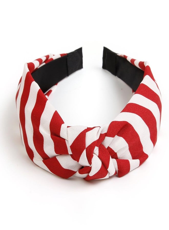 Huachi Christmas Headbands for Women Girls Christmas Headband & Hair Scrunchies Set, 2PCS Holiday Hairbands for Women Xmas Knotted Headbands Hair Ties - Image 3