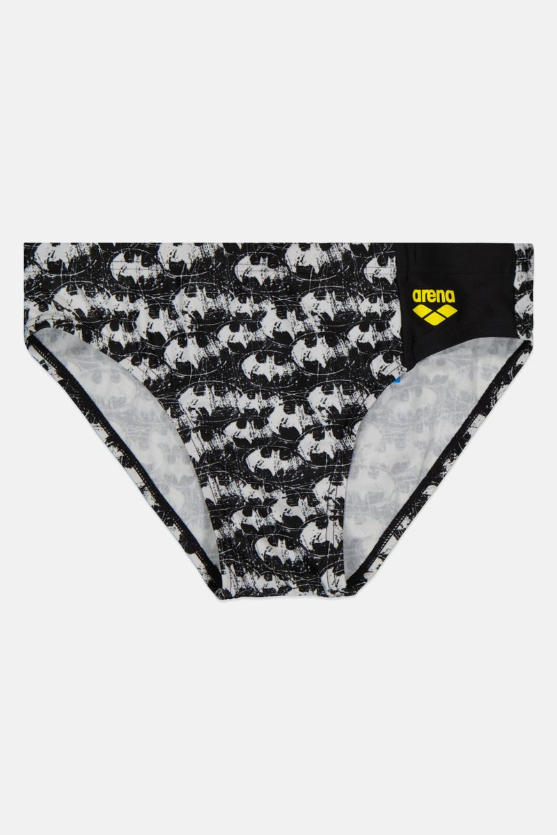arena Arena x Batman Kids Boy Brand Logo Bikini Bottom, Multicolor - Image 1
