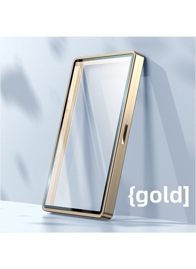 Generic - Suitable For American Treasure Dream PSA Card Protective Cover Metal Bracket Magnetic Suction Double-Sided Glass Artifact Baby Cartograph-Colour:Gold-magnetic Style-Applicable Model:Bgs [thin Card 35pt] - Image 1