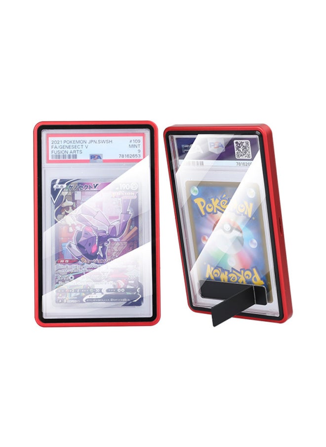 Generic - Suitable For American Treasure Dream PSA Card Protective Cover Metal Bracket Magnetic Suction Double-Sided Glass Artifact Baby Cartograph-Colour:Gold-magnetic Style-Applicable Model:Bgs [thin Card 35pt] - Image 1