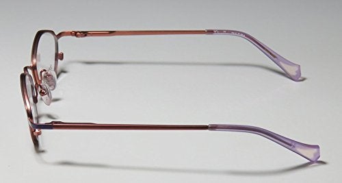 THALIA SODI Thalia Dulzura Womens/Ladies Designer Full-rim Flexible Hinges Stainless Steel Stylish Trendy Eyeglasses/Eyewear (43-17-125, Lavender/Ruby) - Image 4