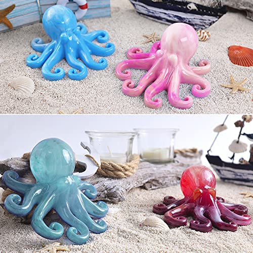 Wehous 2PCS Octopus Molds for Silicone, 3D Sea Resin Mold, Animals Display Mold for DIY Crafts Halloween Decor - Image 4