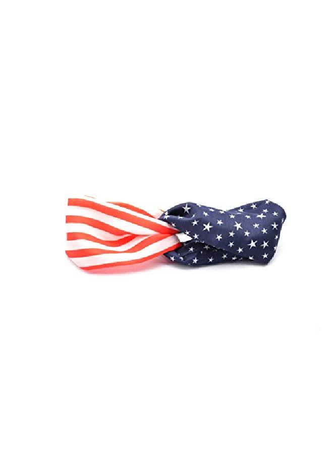 Tovip 2Pcs New American Flag Headband Usa 4Th Of July Head Wrap Fashion Elastic Hair Bands Bandana Turban Hair Accessories - Image 5
