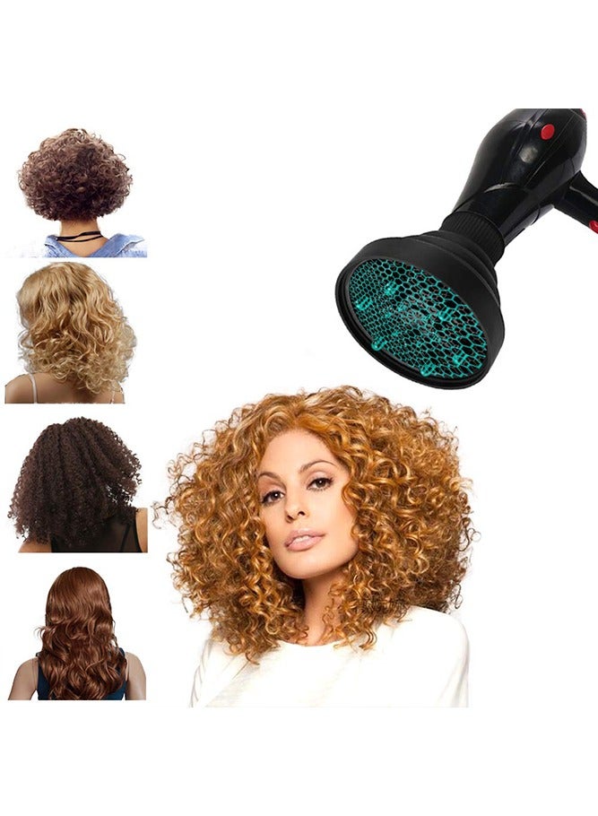Universal Collapsible Hair Dryer Diffuser Attachment- Salon Grade tool,Lightweight Foldable Portable Travel Folding Design Fit Most of blow Dryers-Black - Image 3