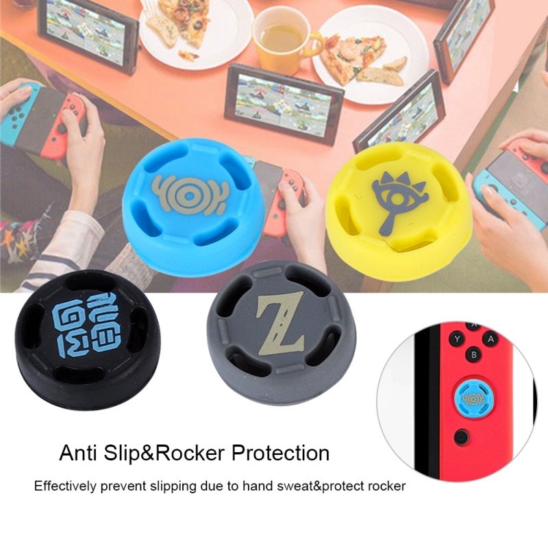 Nintendo Switch Joystick Caps Silicone Thumb Grip Cover Multi Colors - Anti Slip Elastic Hard Silicone Replacement for Switch Gaming Protection - Image 4