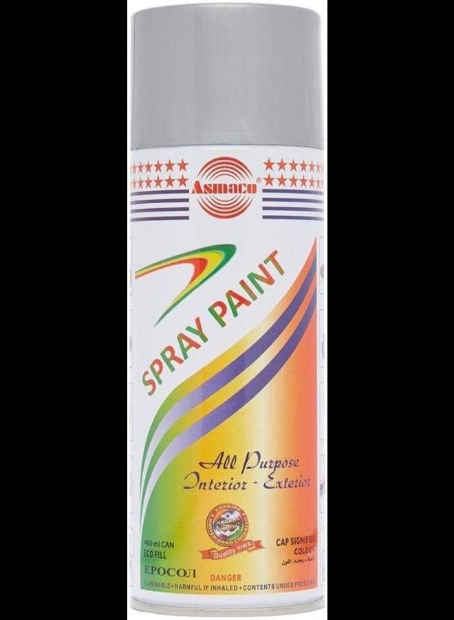Asmaco All Purpose Spray Paint (Silver)