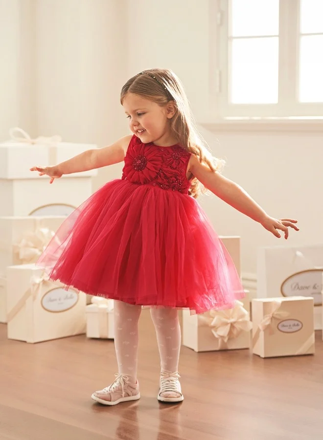 ديف اند بيلا فستان الحزب الأحمر