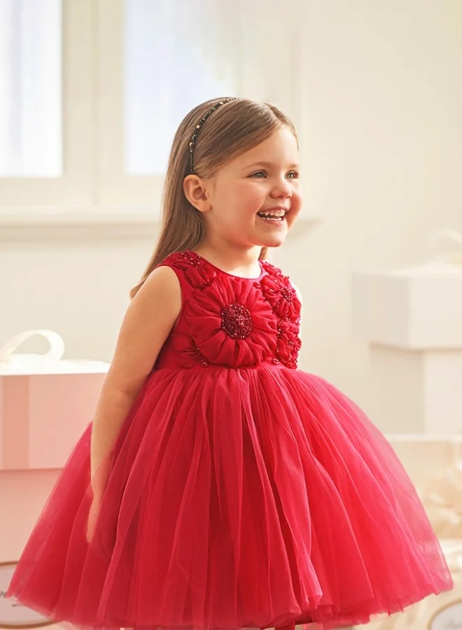 ديف اند بيلا فستان الحزب الأحمر