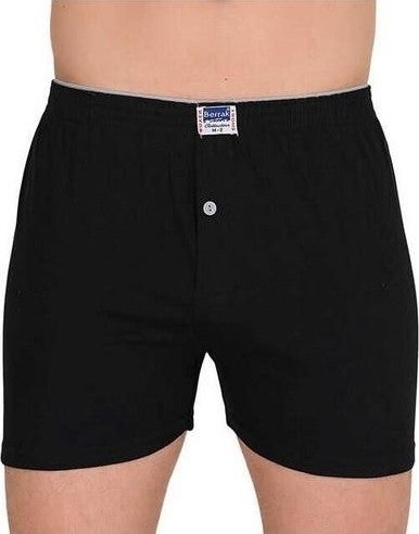 Berrak 2 Pieces Clear 1099 Buttoned Men's Boxer 100% Cotton Combed Cotton Boxer