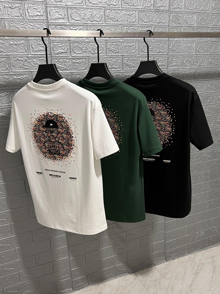 Relaxed And Super Good-Looking Short-Sleeved T-Shirts For Men And Women 2024 Spring And -Selling Popular Loose Tops Ins - Image 2