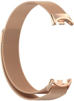 Coolacs Metal Wire-Mesh Embroidered Strap Compatible with Xiaomi Smart Band 8  - Image 4