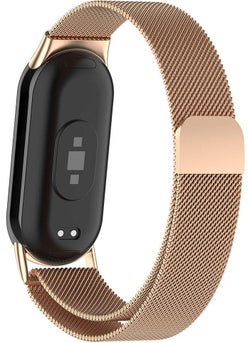 Coolacs Metal Wire-Mesh Embroidered Strap Compatible with Xiaomi Smart Band 8  - Image 2
