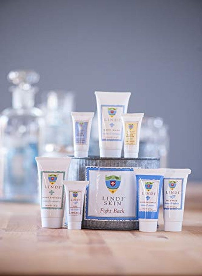 LINDI SKIN Fight Back Pack - Starter Kit That Includes Body Lotion, Body Wash, Face Serum, Face Moisturizer, Soothing Balm, and Face Wash for Chemo Rash, Radiation Burn & Other Cancer Side-Effects - Image 4