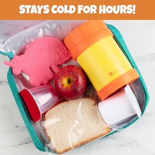 Bentology Kids Hard Ice Packs (3 PK) Slim Lightweight Reusable Cooler Freezer Packs- Long-Lasting Chillers Keep Food Fresh for Hours- Durable Leak-Proof Design for Boys Girls Back To School- BPA Free, Food Safe - Image 2