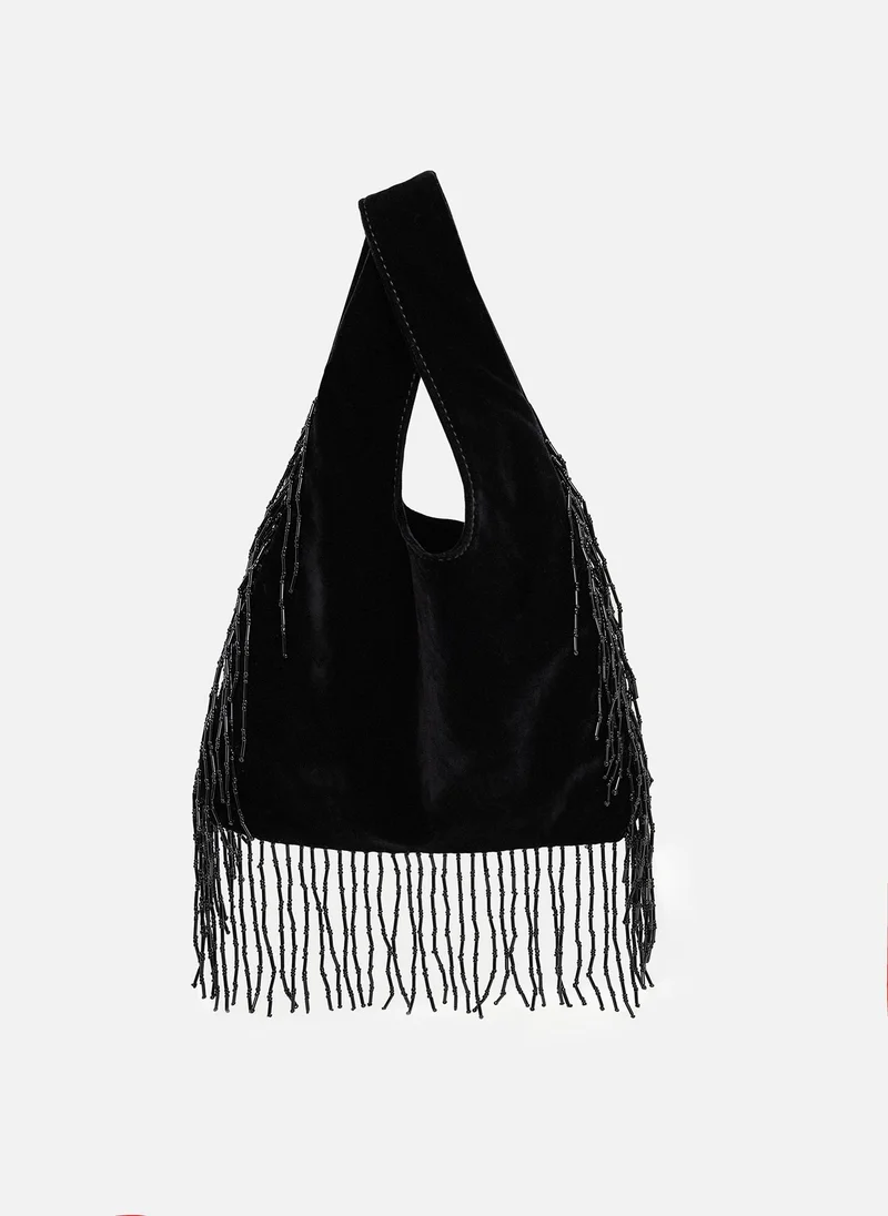 ليتشي حقيبة صغيرة مزينة بالخرز