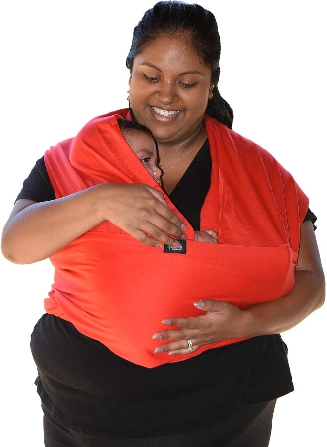 Simply Essential Solutions Baby Wrap Carrier: Soft, Stretchy, Breathable Cotton Baby Wrap - Image 1