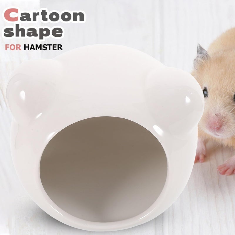 Ceramic Cooling Hamster Hideout Wear Resistant Nest Small Pet House for Rest Sleeping - Image 4