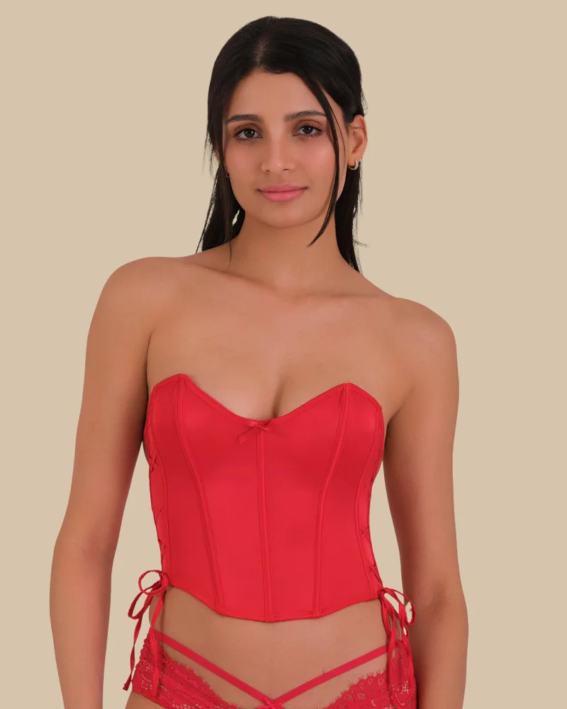 Isla & Evie Isla & Evie Purple Sexy Sleep Bustier