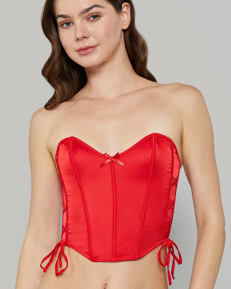 Isla & Evie Isla & Evie Purple Sexy Sleep Bustier