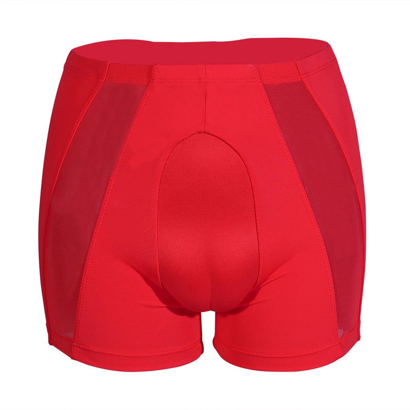 Cross-dressing Padded Boxer Briefs chinese red - Image 1