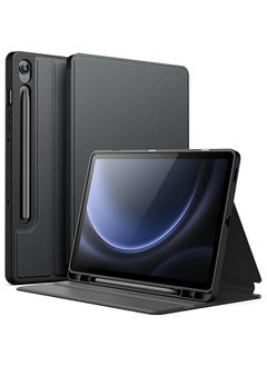 Jetech Case For Samsung Galaxy Tab S9 Fe 10.9 Inch With S Pen Holder Slim Folio Stand Protective Tablet Cover Multi Angle Viewing Black  - Image 1