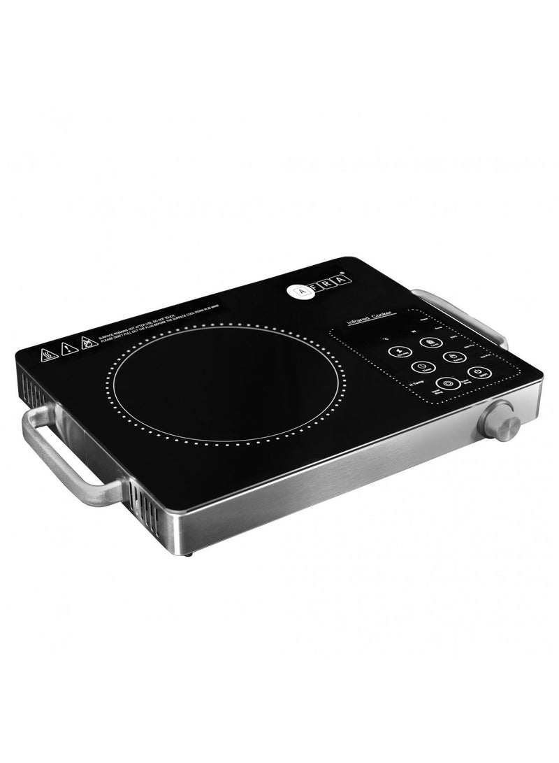 AFRA Japan Infrared Cooktop (Single) 2000W, LED Display, Hot Pot Settings, Child Lock, Crystal Plate, Stainless Steel Body, G-Mark, ESMA, RoHS, And CB Certified, 2 Years Warranty. - Image 2
