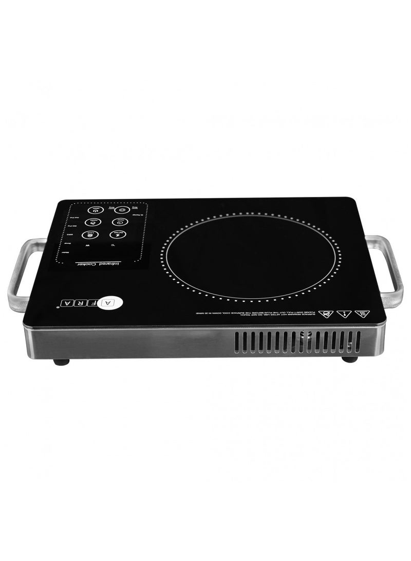 AFRA Japan Infrared Cooktop (Single) 2000W, LED Display, Hot Pot Settings, Child Lock, Crystal Plate, Stainless Steel Body, G-Mark, ESMA, RoHS, And CB Certified, 2 Years Warranty. - Image 5