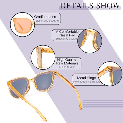 SIPHEW Polarized Mirrored Sunglasses for Women - Oversized Cat Eye Frame w UV Protection Womens Sun Glasses - Image 5