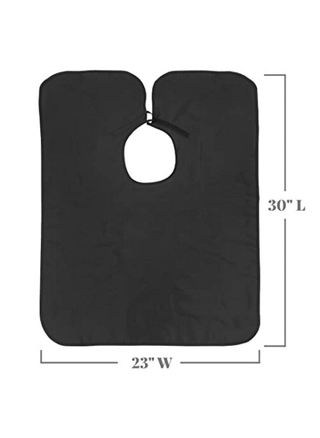 Betty Dain - Nylon Shortie Makeup Cape Professional Comb Out Blow Out Hair And Beard Styling Cape Water Resistant Lightweight Nylon Bib Keeps Clothes Clean And Hands Free - Image 1