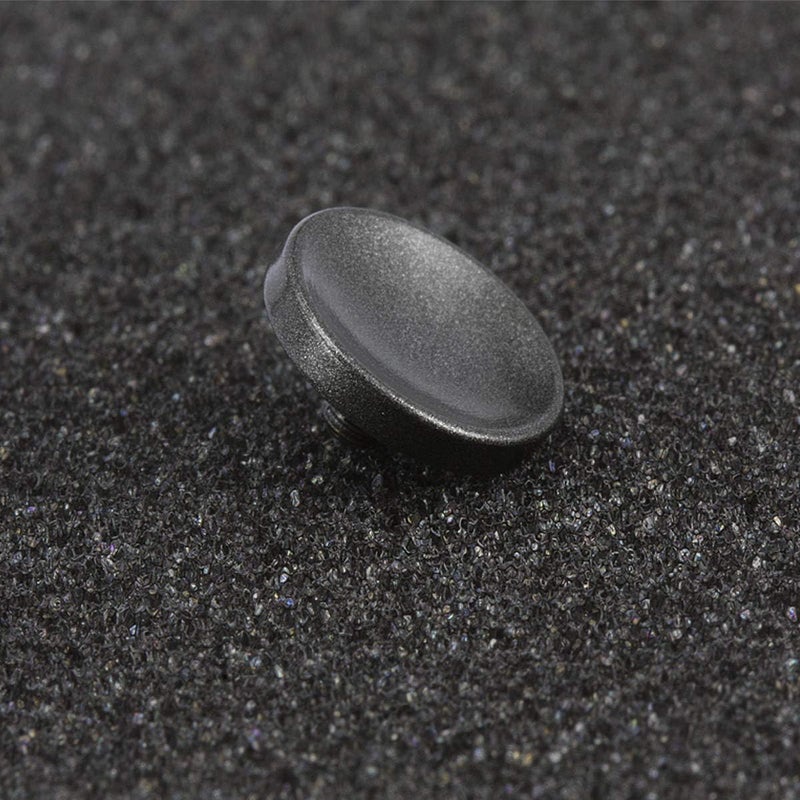 Haoge Metal Shutter Release Button for Canon F-1 Nikon ZF DF M2 F3 Olympus Pen-F PENF Fujifilm X-Pro2 XPro2 X-Pro3 XPro3 X-T30 XT30 X100F X100V XE5 XM5 Concave Surface Gray - Image 1
