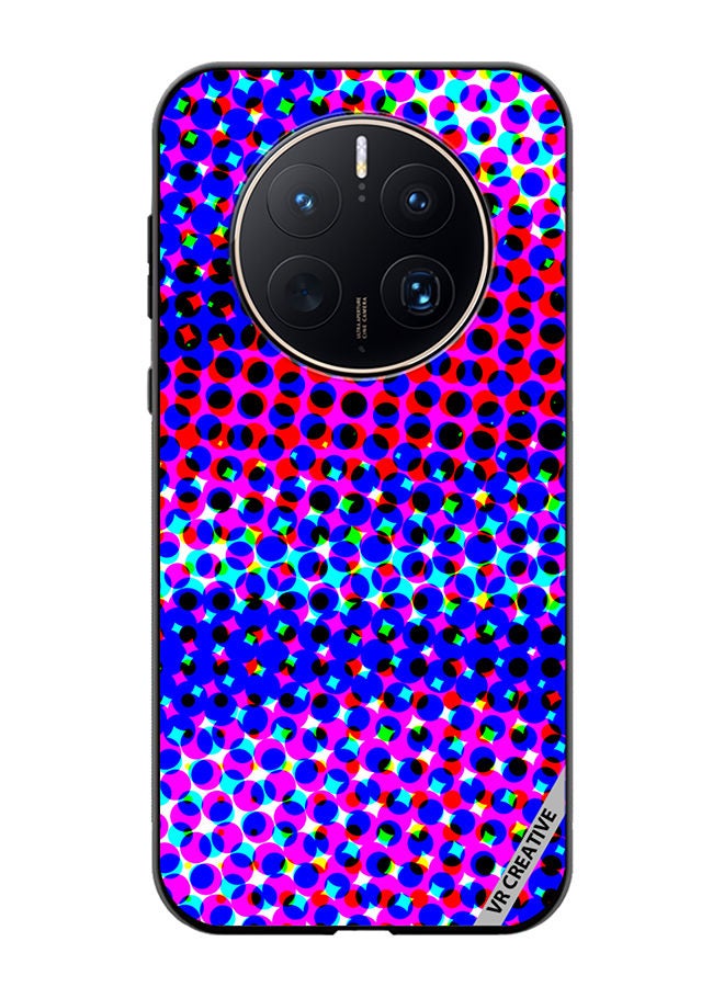 VR CREATIVE Protective Case Cover For Huawei Mate 50 Pro Fun Beautiful Retro Pop Art Design Multicolour - Image 1