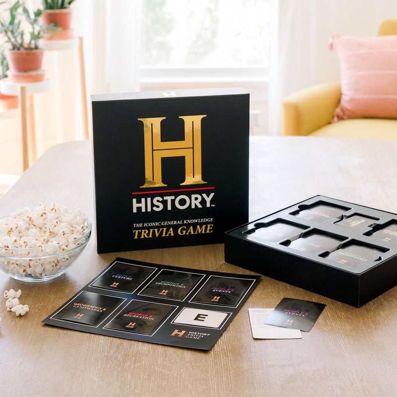 Dyce History Channel Trivia Board Game Deluxe Edition with 80s & 90s Expansion Pack - 2400+ General Knowledge Questions. Fun Party Card Game for Adults, Family & Teens in The Pursuit of Trivial Knowledge - Image 5