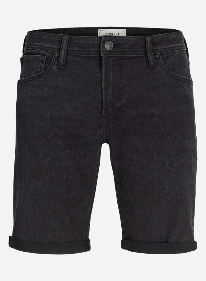 برودكت شورت جينز بقصة منتظمة وخصر متوسط - Image 1