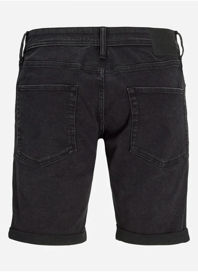 برودكت Produkt Mid Rise Regular Fit Denim Shorts