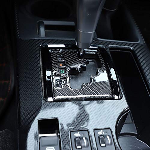 Voodonala for 4Runner Real Carbon Fiber Gear Shift Shifter Transmission Gearstick Selector Lever Panel Trim for 2010-2025 Toyota 4runner Interior Accessories, 1pc - Image 5