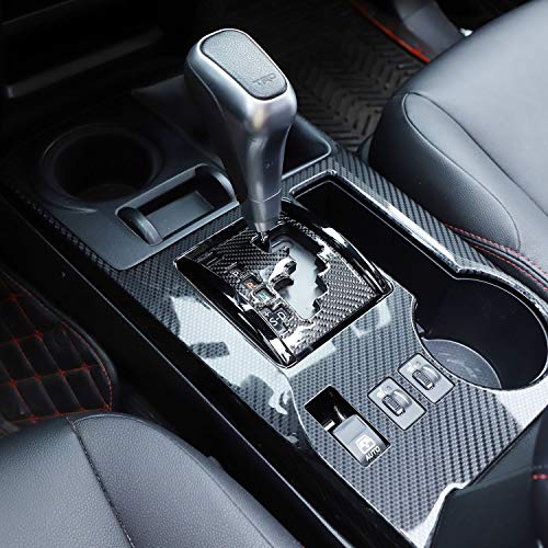 Voodonala for 4Runner Real Carbon Fiber Gear Shift Shifter Transmission Gearstick Selector Lever Panel Trim for 2010-2025 Toyota 4runner Interior Accessories, 1pc - Image 4